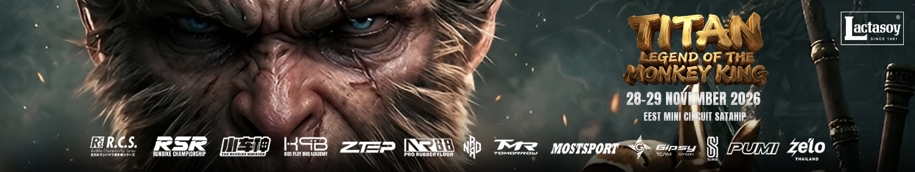 TITAN Legend of the Monkey King — 28–29 November 2026, EEST Mini Circuit Sattahip